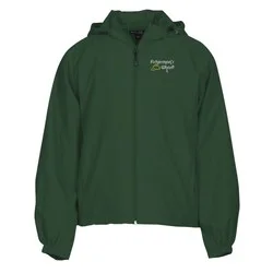 Hooded Raglan Athletic Jacket