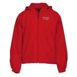 Hooded Raglan Athletic Jacket