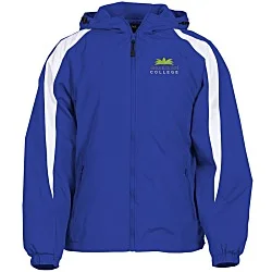 Athletic Fleece Lined Colorblock Jacket