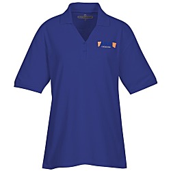 Soft Touch Pique Y-Placket Sport Shirt - Ladies' - Embroidered
