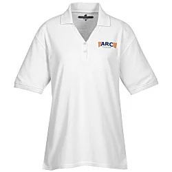 Soft Touch Pique Y-Placket Sport Shirt - Ladies' - Embroidered