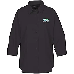 Superblend 3/4 Sleeve Poplin Shirt - Ladies'