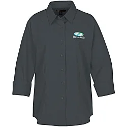 Superblend 3/4 Sleeve Poplin Shirt - Ladies'