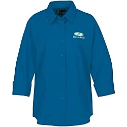 Superblend 3/4 Sleeve Poplin Shirt - Ladies'
