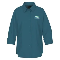 Superblend 3/4 Sleeve Poplin Shirt - Ladies'