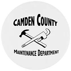 Hard Hat Sticker - Circle - 2-1/2" Dia