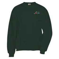 Jerzees Nublend Super Sweats Crew - Embroidered