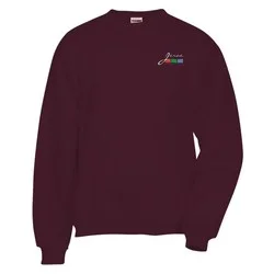 Jerzees Nublend Super Sweats Crew - Embroidered