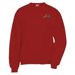 Jerzees Nublend Super Sweats Crew - Embroidered