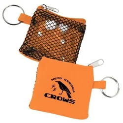 Sporty Pouch with Colorful Ear Buds