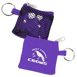 Sporty Pouch with Colorful Ear Buds