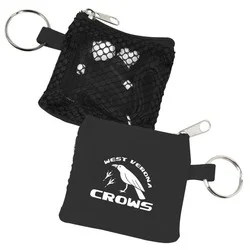 Sporty Pouch with Colorful Ear Buds