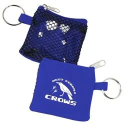 Sporty Pouch with Colorful Ear Buds
