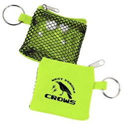 Sporty Pouch with Colorful Ear Buds