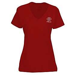 Fruit of the Loom HD V-Neck T-Shirt Ladies' - Screen - Colors