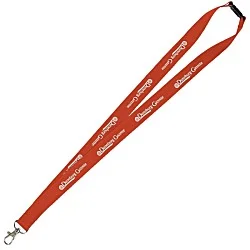 Lanyard with Metal Lobster Clip - 3/4" - 24 hr