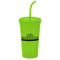 Brilliantly Bent Straw Tumbler - 22 oz.