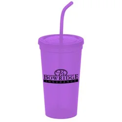 Brilliantly Bent Straw Tumbler - 22 oz.