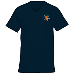 Fruit of the Loom HD V-Neck T-Shirt - Men's - Embroidered - Colors