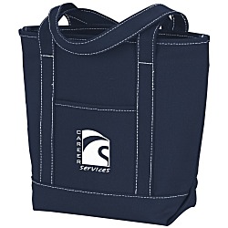 Solid Cotton Yacht Tote - 12" x 14-1/2"