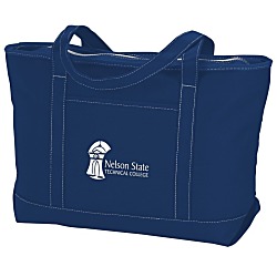 Solid Cotton Yacht Tote - 14" x 24"