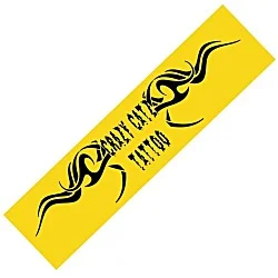 Removable Vinyl Bumper Sticker - 3-3/4" x 15"