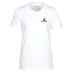 Port & Company Essential T-Shirt - Ladies' - White - Screen