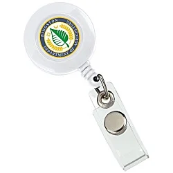 Retractable Badge Holder - Alligator Clip - Opaque