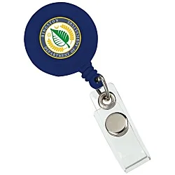 Retractable Badge Holder - Alligator Clip - Opaque