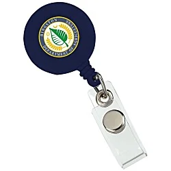 Retractable Badge Holder - Alligator Clip - Opaque - 24 hr