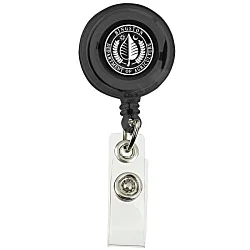 Economy Retractable Badge Holder - Translucent - 24 hr