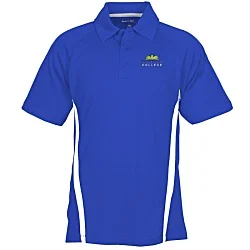 Performance Pique Mesh Colorblock Polo - Men's