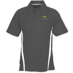 Performance Pique Mesh Colorblock Polo - Men's