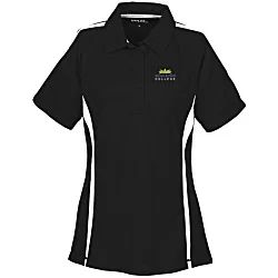Performance Pique Mesh Colorblock Polo - Ladies'