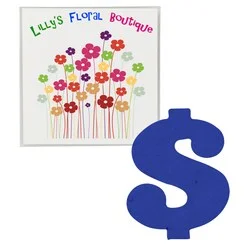 Plant-A-Shape Flower Seed Packet - Dollar Sign