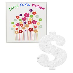 Plant-A-Shape Flower Seed Packet - Dollar Sign
