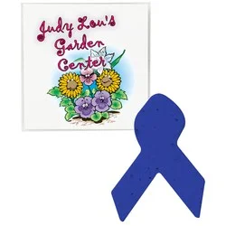 Plant-A-Shape Flower Seed Packet - Awareness