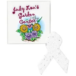 Plant-A-Shape Flower Seed Packet - Awareness