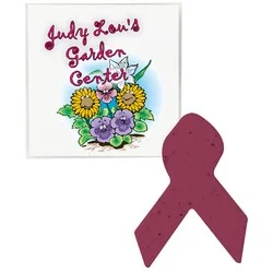 Plant-A-Shape Flower Seed Packet - Awareness
