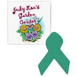 Plant-A-Shape Flower Seed Packet - Awareness