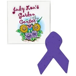 Plant-A-Shape Flower Seed Packet - Awareness
