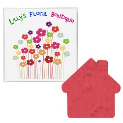 Plant-A-Shape Flower Seed Packet - House