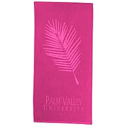 Tone on Tone Stock Art Towel - Palm Frond