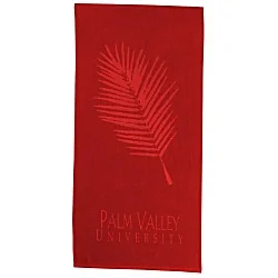 Tone on Tone Stock Art Towel - Palm Frond