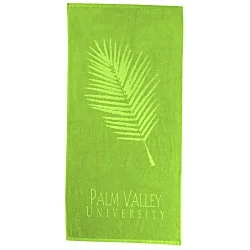 Tone on Tone Stock Art Towel - Palm Frond