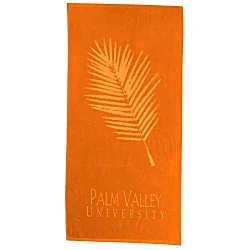 Tone on Tone Stock Art Towel - Palm Frond