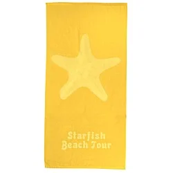 Tone on Tone Stock Art Towel - Starfish