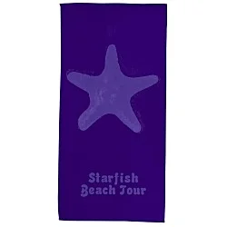 Tone on Tone Stock Art Towel - Starfish