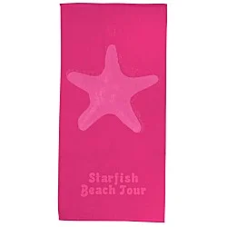 Tone on Tone Stock Art Towel - Starfish