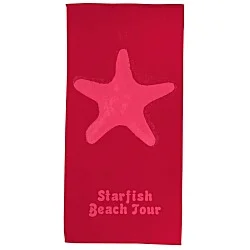 Tone on Tone Stock Art Towel - Starfish